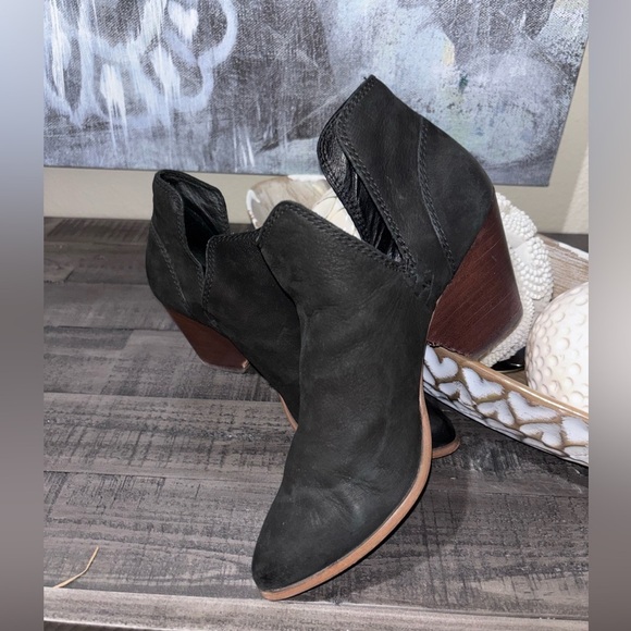 Frye Shoes - Frye Reina Cutout Booties in black leather SZ 6​​​